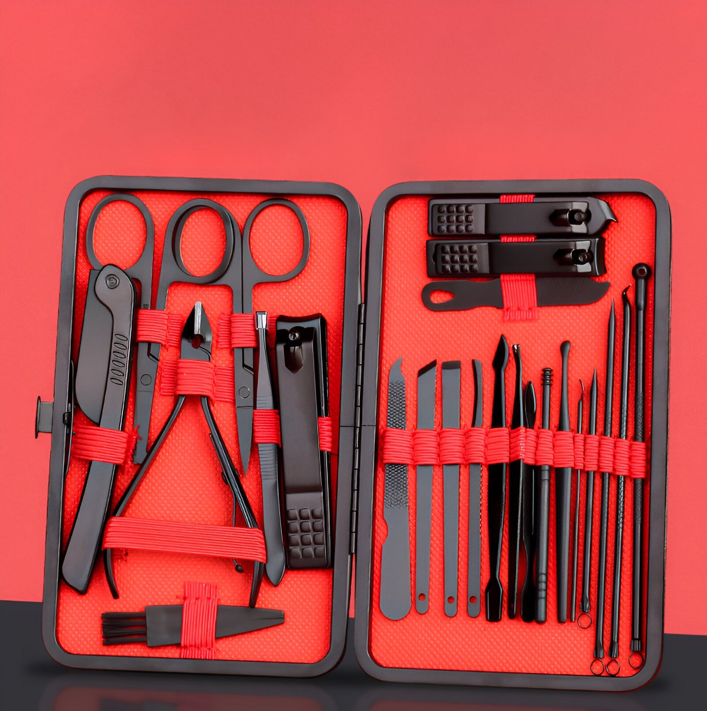 Kit Profesional de Manicure y Pedicure 24 Piezas – Estuche Completo de Belleza