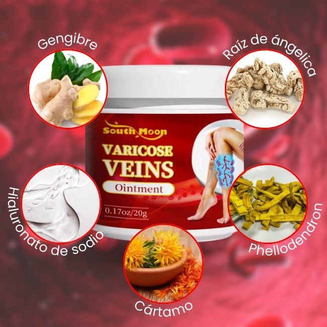 SUPER COMBO, crema dolores y articulaciones + Crema Varicose Veins, 3 x 1