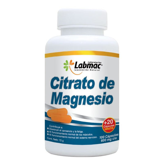 ZenMag Citrato de Magnesio Ultra Concentrado Premium Importado Americano 100 Capsulas