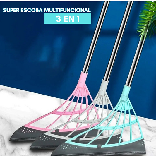 Super escoba multifuncional 3 en 1