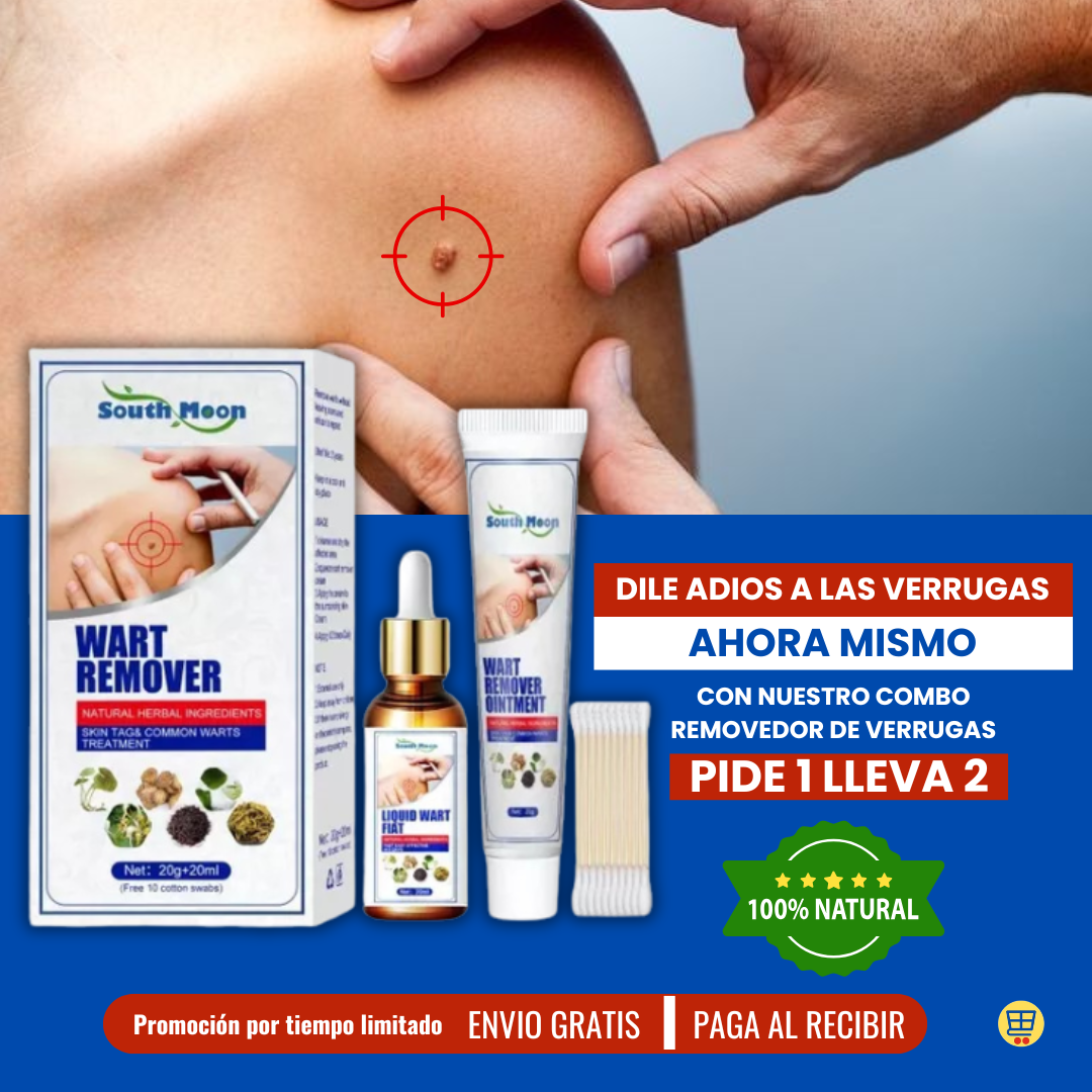 2X1 Crema + Sérum ELIMINADOR DE VERRUGAS